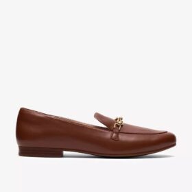 Womens Tamna Iris Tan Leather Loafer