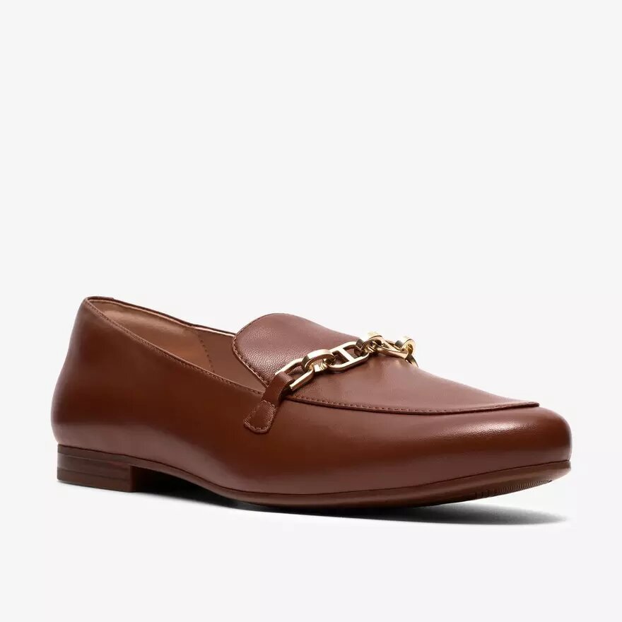 Womens Tamna Iris Tan Leather Loafer Womens Tamna Iris Tan Leather Loafer