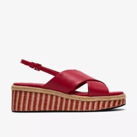 Womens Tessiah Cross2 Pink Interest Wedges