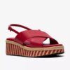 Womens Tessiah Cross2 Pink Interest Wedges