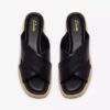 Womens Tessiah Mule 2 Black Leather Wedges Womens Tessiah Mule 2 Black Leather Wedges