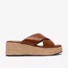 Womens Tessiah Mule2 Tan Leather Wedges Womens Tessiah Mule2 Tan Leather Wedges