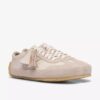 Womens Tor Low off White Suede Lace up Shoes