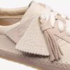 Womens Tor Low off White Suede Lace up Shoes