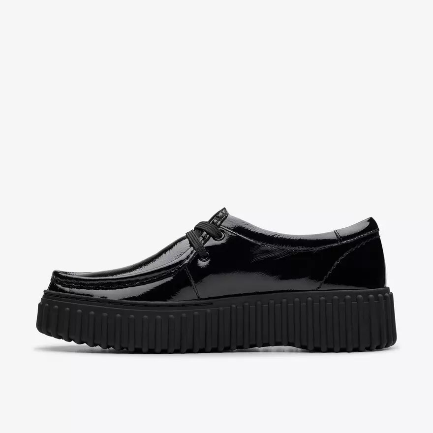 Womens Torhill Bee Black Patent Wallabee Womens Torhill Bee Black Patent Wallabee