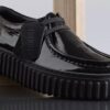 Womens Torhill Bee Black Patent Wallabee Womens Torhill Bee Black Patent Wallabee