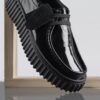 Womens Torhill Bee Black Patent Wallabee Womens Torhill Bee Black Patent Wallabee