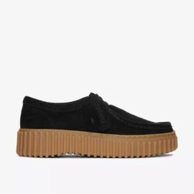 Womens Torhill Bee Black Suede Moccasins Us