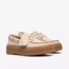 Womens Torhill Boat Cream Nubuck Boat Shoes