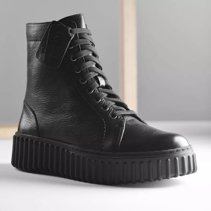 Womens Torhill Rise Black Leather Ankle Boots Us Womens Torhill Rise Black Leather Ankle Boots Us