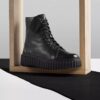 Womens Torhill Rise Black Leather Ankle Boots Us Womens Torhill Rise Black Leather Ankle Boots Us