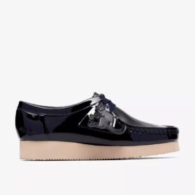 Womens Wallabee 2604 Navy Patent Wallabees