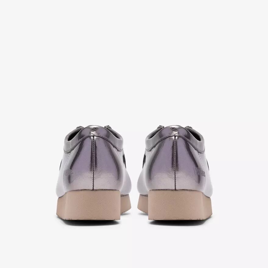 Womens Wallabee 2604 Silver Patent Wallabees Womens Wallabee 2604 Silver Patent Wallabees