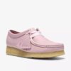 Womens Wallabee Baby Pink Leather Wallabees Womens Wallabee Baby Pink Leather Wallabees