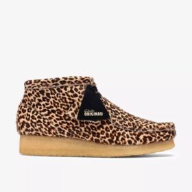 Womens Wallabee Boot Leopard Print