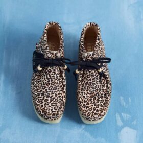 Womens Wallabee Boot Leopard Print