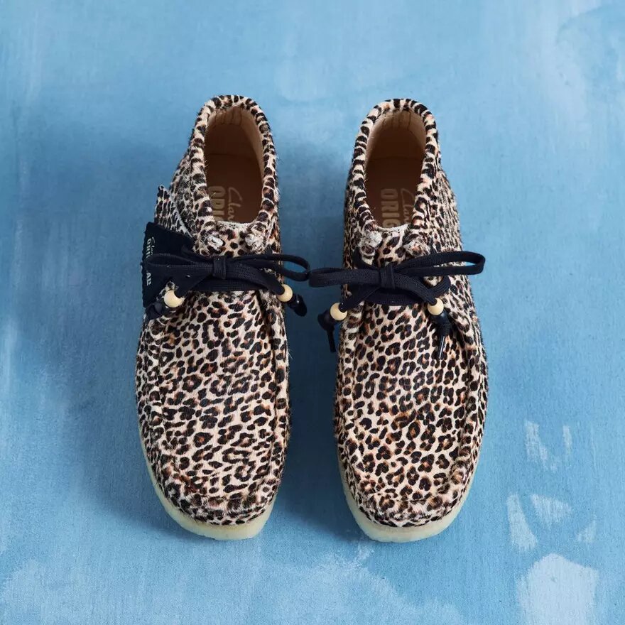 Womens Wallabee Boot Leopard Print Womens Wallabee Boot Leopard Print