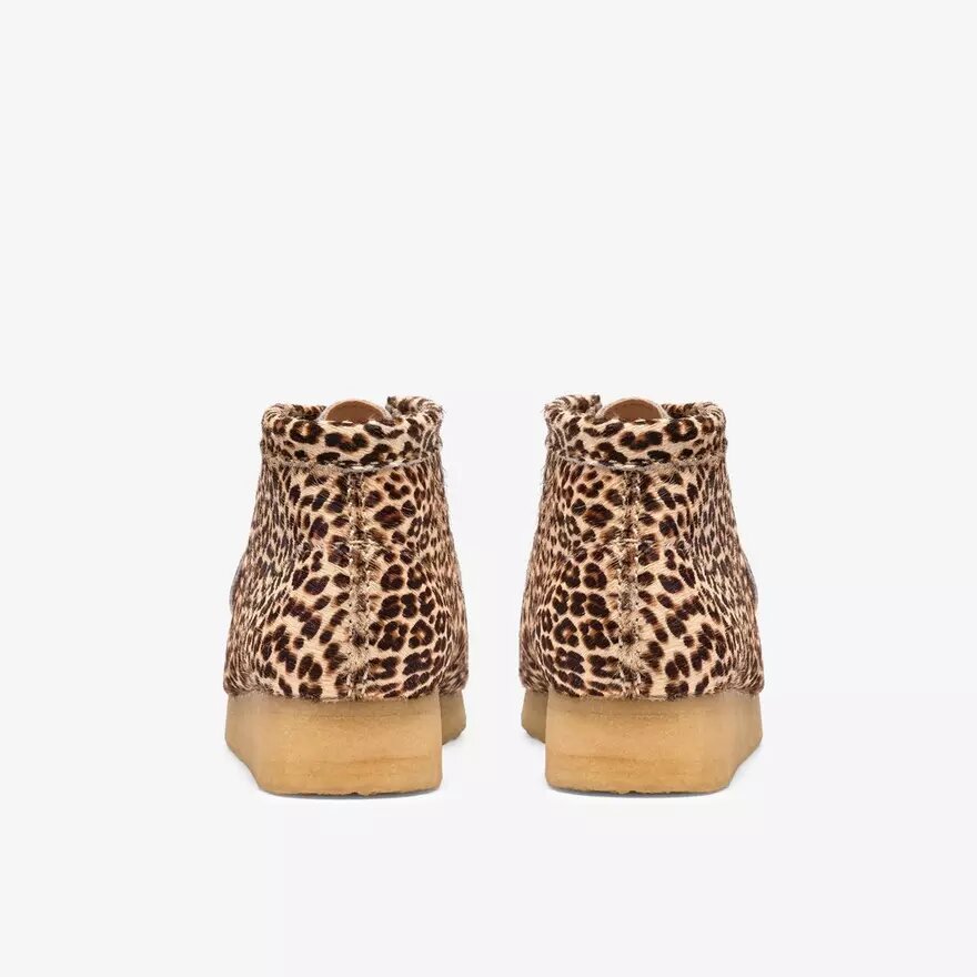 Womens Wallabee Boot Leopard Print Womens Wallabee Boot Leopard Print