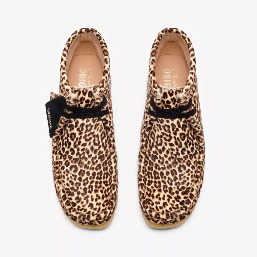 Womens Wallabee Boot Leopard Print Womens Wallabee Boot Leopard Print