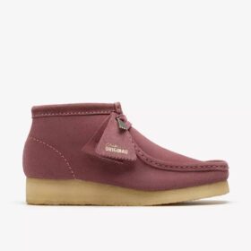 Womens Wallabee Boot. Rose Brown Suede Womens Wallabee Boot. Rose Brown Suede