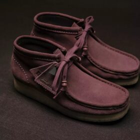 Womens Wallabee Boot. Rose Brown Suede Womens Wallabee Boot. Rose Brown Suede
