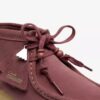 Womens Wallabee Boot. Rose Brown Suede