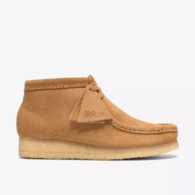 Womens Wallabee Boot Tan Suede