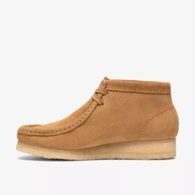 Womens Wallabee Boot Tan Suede