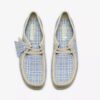 Womens Wallabee Gingham Blue Check Womens Wallabee Gingham Blue Check