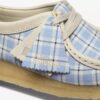 Womens Wallabee Gingham Blue Check Womens Wallabee Gingham Blue Check