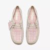 Womens Wallabee Gingham Pink Check