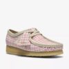 Womens Wallabee Gingham Pink Check