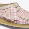 Womens Wallabee Gingham Pink Check