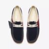 Womens Wallabee Navy Stripe Wallabees