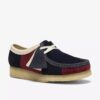 Womens Wallabee Navy Stripe Wallabees