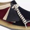 Womens Wallabee Navy Stripe Wallabees