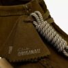 Womens Wallabee Olive Suede Wallabees Womens Wallabee Olive Suede Wallabees