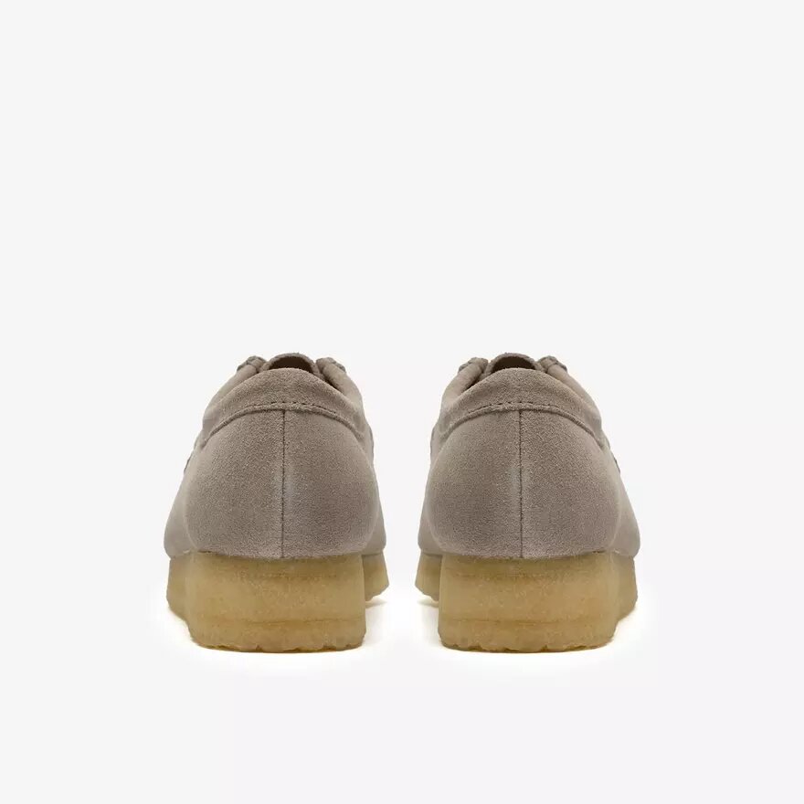 Womens Wallabee Pale Grey Suede Womens Wallabee Pale Grey Suede