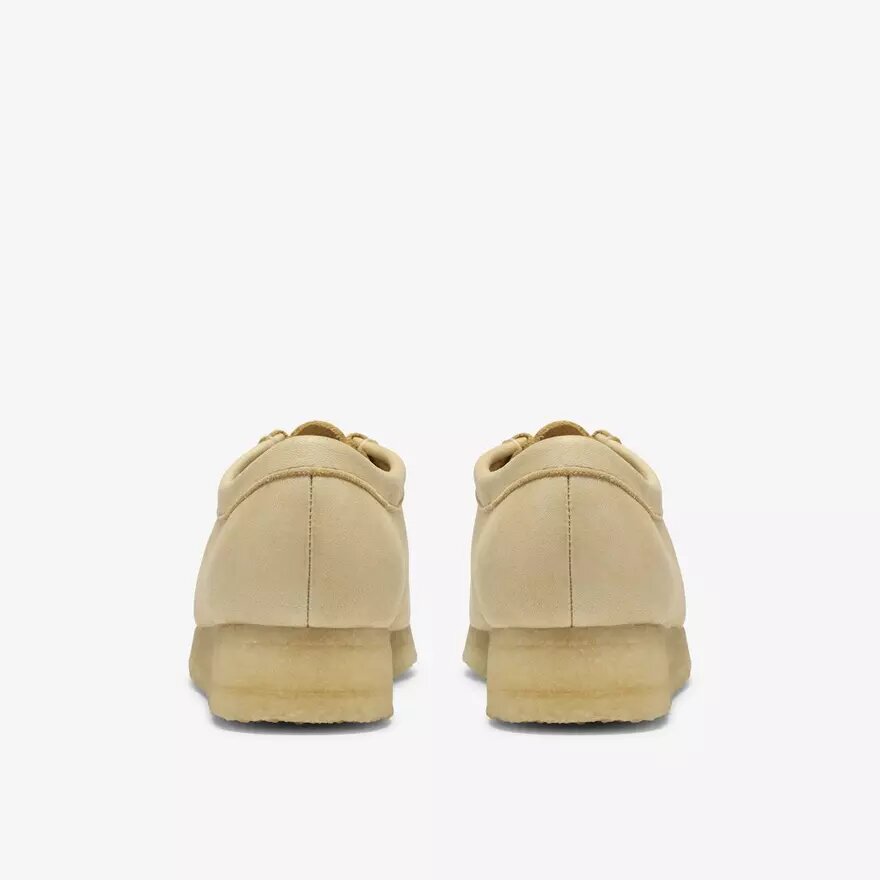 Womens Wallabee Pale Yellow Leather Womens Wallabee Pale Yellow Leather