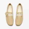 Womens Wallabee Pale Yellow Leather Womens Wallabee Pale Yellow Leather