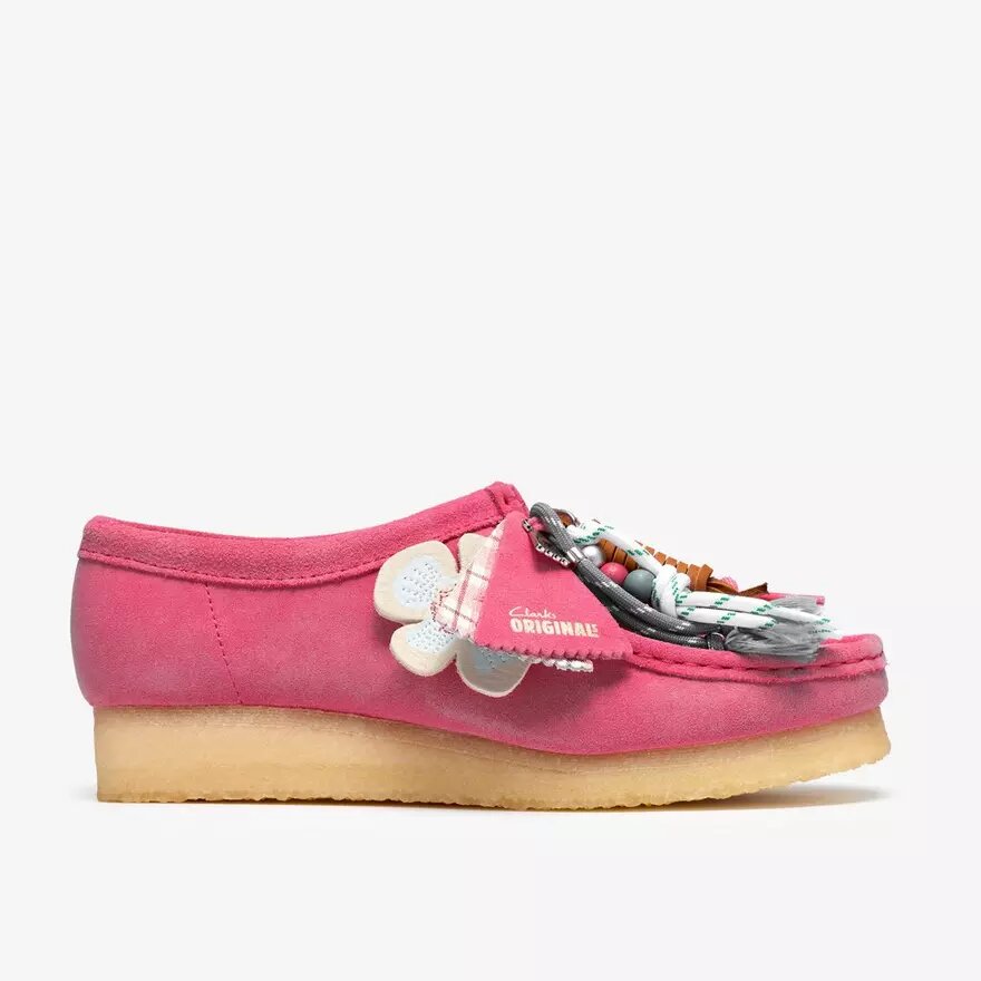 Womens Wallabee Pink Interest Wallabees Womens Wallabee Pink Interest Wallabees