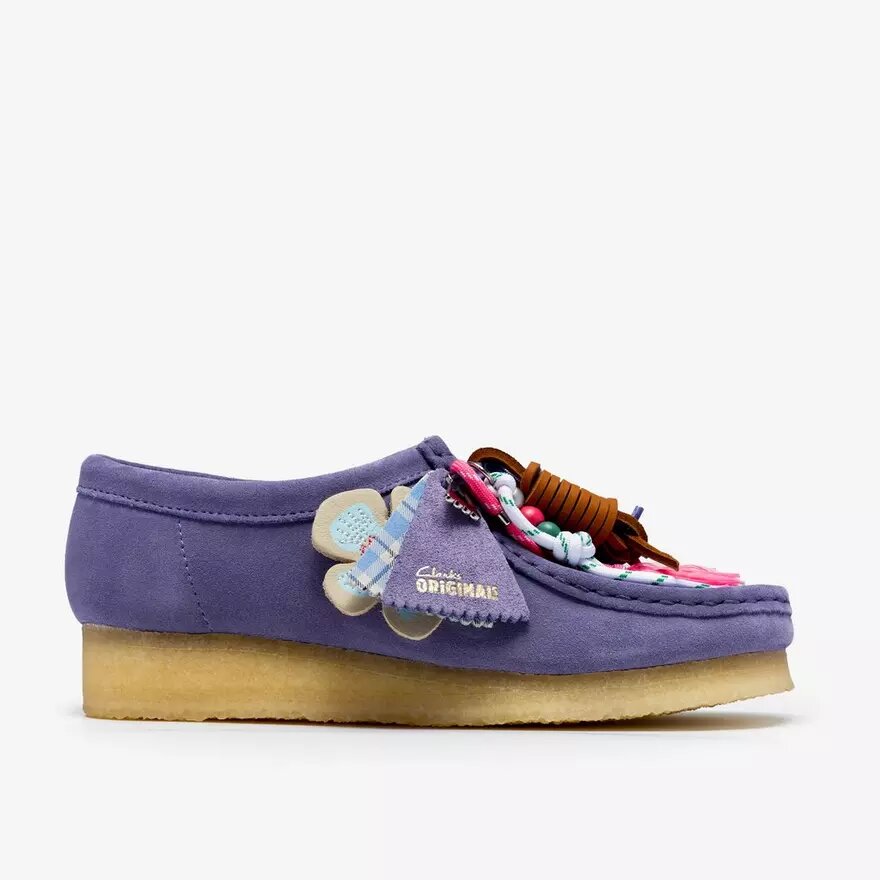 Womens Wallabee Purple Interest Wallabees Womens Wallabee Purple Interest Wallabees
