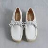 Womens Wallabee White Grain Leather Womens Wallabee White Grain Leather