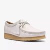 Womens Wallabee White Grain Leather Womens Wallabee White Grain Leather