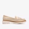Womens Westlynn Bella Cream Leather Loafers