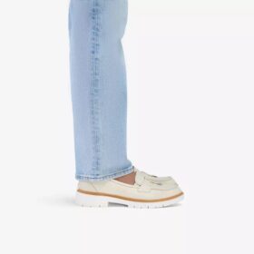 Womens Westlynn Bella Cream Leather Loafers