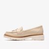 Womens Westlynn Bella Cream Leather Loafers