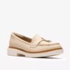 Womens Westlynn Bella Cream Leather Loafers
