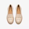 Womens Westlynn Bella Cream Leather Loafers