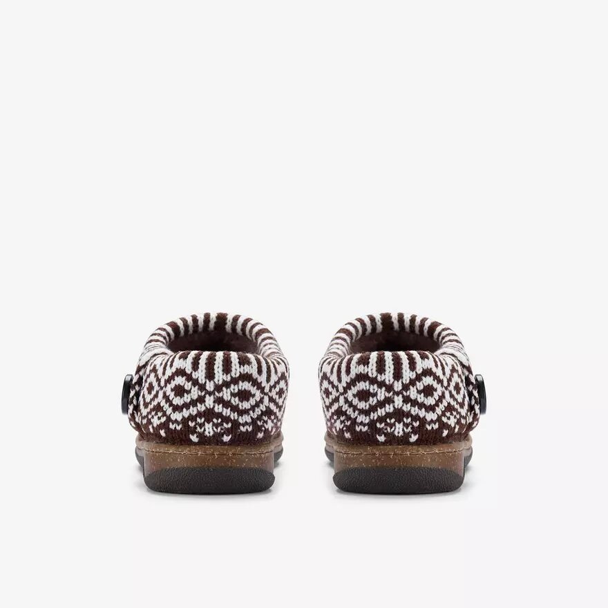 Womens Willowdean Sweater Dark Brown Slippers Womens Willowdean Sweater Dark Brown Slippers